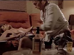 Amatorski seks w sypialni z dwoma członkami